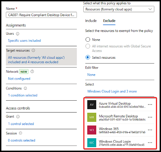 Securing access to Windows 365 from a BYOD/Personal Device
